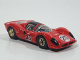 2002 Hot Wheels First Editions Ferrari P4 #23 Red Die Cast Toy Race Car Vehicle