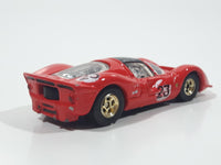 2002 Hot Wheels First Editions Ferrari P4 #23 Red Die Cast Toy Race Car Vehicle