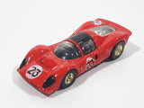 2002 Hot Wheels First Editions Ferrari P4 #23 Red Die Cast Toy Race Car Vehicle