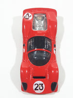 2002 Hot Wheels First Editions Ferrari P4 #23 Red Die Cast Toy Race Car Vehicle