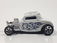 1999 Hot Wheels '32 Ford Roadster Metallic White Die Cast Toy Hot Rod Car Vehicle