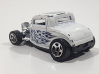 1999 Hot Wheels '32 Ford Roadster Metallic White Die Cast Toy Hot Rod Car Vehicle