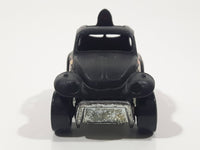 2002 Hot Wheels Baja Bug Volkswagen VW Beetle Matte Black w/ Flames Die Cast Toy Car Vehicle