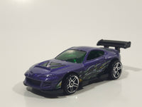 2007 Hot Wheels Heat Fleet Super Tsunami Purple Die Cast Toy Car Vehicle