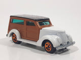 2010 Hot Wheels HW Hot Rods '37 Woody White Die Cast Toy Car Vehicle