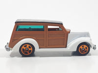 2010 Hot Wheels HW Hot Rods '37 Woody White Die Cast Toy Car Vehicle