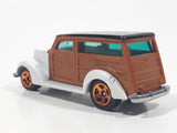 2010 Hot Wheels HW Hot Rods '37 Woody White Die Cast Toy Car Vehicle