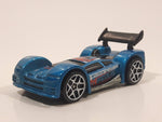 2006 Hot Wheels Drift Kings Mid Drift Blue Die Cast Toy Car Vehicle