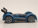 2006 Hot Wheels Drift Kings Mid Drift Blue Die Cast Toy Car Vehicle