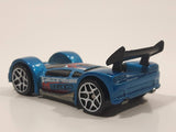 2006 Hot Wheels Drift Kings Mid Drift Blue Die Cast Toy Car Vehicle