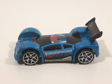 2006 Hot Wheels Drift Kings Mid Drift Blue Die Cast Toy Car Vehicle