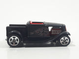 2001 Hot Wheels First Editions Hooligan Satin Black Die Cast Toy Car Hot Rod Vehicle