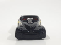 2001 Hot Wheels '41 Willys Metalflake Black Die Cast Toy Hot Rod Car Vehicle