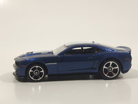 2012 Hot Wheels '12 Camaro ZL-1 Metalflake Dark Blue Die Cast Toy Car Vehicle