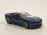 2012 Hot Wheels '12 Camaro ZL-1 Metalflake Dark Blue Die Cast Toy Car Vehicle