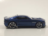 2012 Hot Wheels '12 Camaro ZL-1 Metalflake Dark Blue Die Cast Toy Car Vehicle