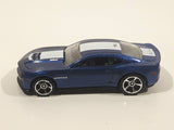 2012 Hot Wheels '12 Camaro ZL-1 Metalflake Dark Blue Die Cast Toy Car Vehicle