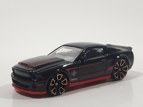 2012 Hot Wheels Faster Than Ever '10 Ford Shelby GT500 Super Snake Black Die Cast Toy Car Vehicle