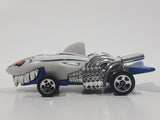 Rare 2009 Hot Wheels Color Shifters Octo Battle Sharkruiser White and Blue and Purple Die Cast Toy Car Shark Shaped Vehicle