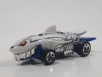 Rare 2009 Hot Wheels Color Shifters Octo Battle Sharkruiser White and Blue and Purple Die Cast Toy Car Shark Shaped Vehicle