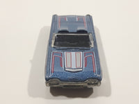 2003 Hot Wheels '63 T-Bird Metalflake Blue Grey Convertible Die Cast Toy Car Vehicle