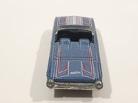 2003 Hot Wheels '63 T-Bird Metalflake Blue Grey Convertible Die Cast Toy Car Vehicle