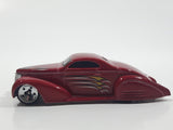 2003 Hot Wheels First Editions Swoop Coupe Red Die Cast Toy Low Rider Hot Rod Car Vehicle