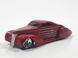 2003 Hot Wheels First Editions Swoop Coupe Red Die Cast Toy Low Rider Hot Rod Car Vehicle