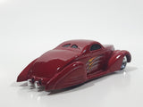 2003 Hot Wheels First Editions Swoop Coupe Red Die Cast Toy Low Rider Hot Rod Car Vehicle