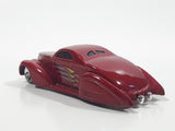 2003 Hot Wheels First Editions Swoop Coupe Red Die Cast Toy Low Rider Hot Rod Car Vehicle