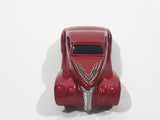 2003 Hot Wheels First Editions Swoop Coupe Red Die Cast Toy Low Rider Hot Rod Car Vehicle