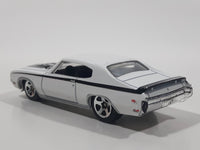 2009 Hot Wheels '70 Buick GSX White Die Cast Toy Car Vehicle