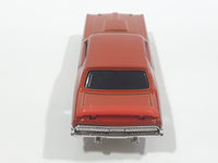 2009 Hot Wheels '69 Mercury Cougar Eliminator Metalflake Dark Orange Die Cast Toy Muscle Car Vehicle