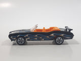 2012 Hot Wheels Heat Fleet '70 Pontiac GTO Convertible Black Die Cast Toy Car Vehicle