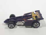 2006 Hot Wheels Shadow Jet Purple Die Cast Toy Race Car Vehicle