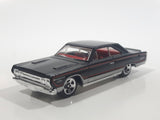 2010 Hot Wheels Mopar Mania '67 Dodge Plymouth GTX Metalflake Black Die Cast Toy Muscle Car Vehicle