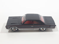 2010 Hot Wheels Mopar Mania '67 Dodge Plymouth GTX Metalflake Black Die Cast Toy Muscle Car Vehicle