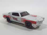 2012 Hot Wheels HW Main Street '70 Camaro RS White Kokomo Die Cast Toy Muscle Car Vehicle