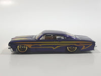 1998 Hot Wheels First Editions '65 Impala Metalflake Dark Purple Die Cast Toy Muscle Car Vehicle