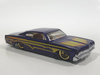 1998 Hot Wheels First Editions '65 Impala Metalflake Dark Purple Die Cast Toy Muscle Car Vehicle