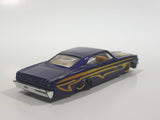 1998 Hot Wheels First Editions '65 Impala Metalflake Dark Purple Die Cast Toy Muscle Car Vehicle