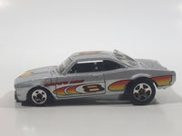 2003 Hot Wheels First Editions Vairy 8 Silver Die Cast Toy Muscle Car Vehicle