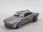 2003 Hot Wheels First Editions Vairy 8 Silver Die Cast Toy Muscle Car Vehicle