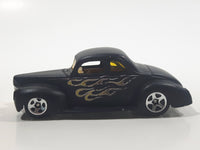 2002 Hot Wheels '40 Ford Coupe Black Die Cast Toy Hot Rod Car Vehicle