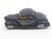 2002 Hot Wheels '40 Ford Coupe Black Die Cast Toy Hot Rod Car Vehicle