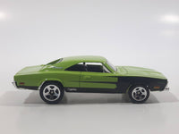 2010 Hot Wheels Mopar Mania '69 Dodge Charger Green Die Cast Toy Muscle Car Vehicle