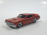 2009 Hot Wheels '69 Mercury Cougar Eliminator Metalflake Dark Orange Die Cast Toy Muscle Car Vehicle