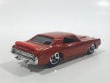 2009 Hot Wheels '69 Mercury Cougar Eliminator Metalflake Dark Orange Die Cast Toy Muscle Car Vehicle