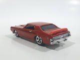 2009 Hot Wheels '69 Mercury Cougar Eliminator Metalflake Dark Orange Die Cast Toy Muscle Car Vehicle