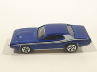 2010 Hot Wheels Mopar Mania '71 Plymouth GTX Metalflake Blue Die Cast Toy Muscle Car Vehicle